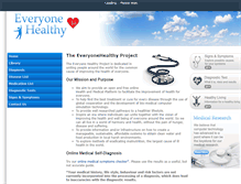 Tablet Screenshot of everyonehealthy.com